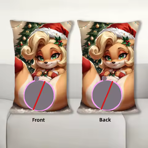 Dakimakura Anime Coco Bandicoot Merry Christmas Sofa Cushion Body Pillow Cover Double Side Print Bedding Throw Pillow Case
