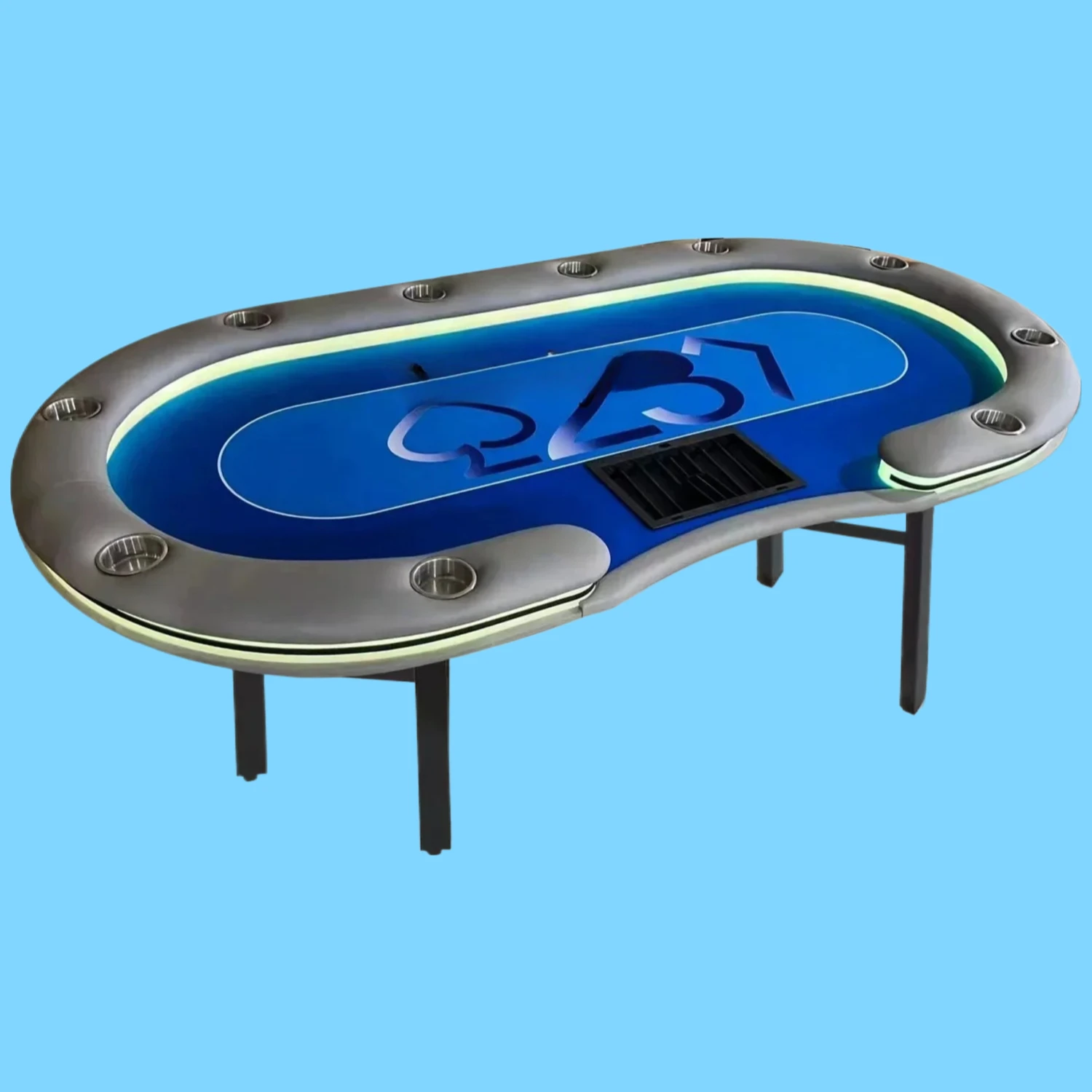 

CC Professional Texas Poker Table Game Texas Poker Table Складной настольный компьютер