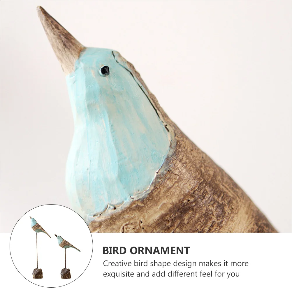 

Resin Bird Decor Desktop Decoration Tabletop Adornment Home Office Craft Perfect Gift Idea