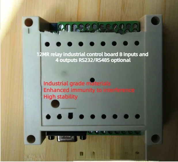 12MR Relay Control Board PLC Industrial Control Board 8 in 4 Out RS232 Serial Port Control Board RS485 Optional