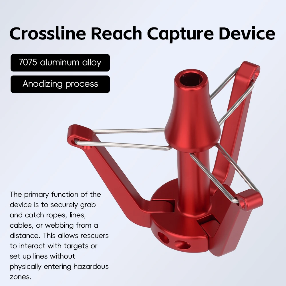 Customized Aluminum Alloy Folding Self-closing and Multi-dimensional Vector Rope Anchor Three-claw Hook Rope Anchor