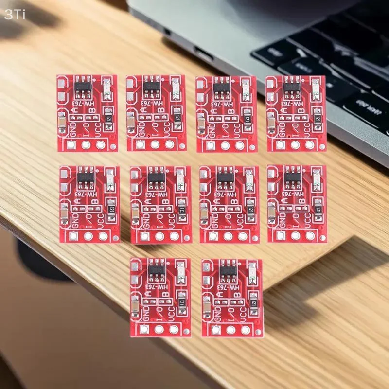Paquete económico de 10 módulos de teclas táctiles capacitivas TTP223, función de interruptor autoblocante/momentaneo, un solo canal.