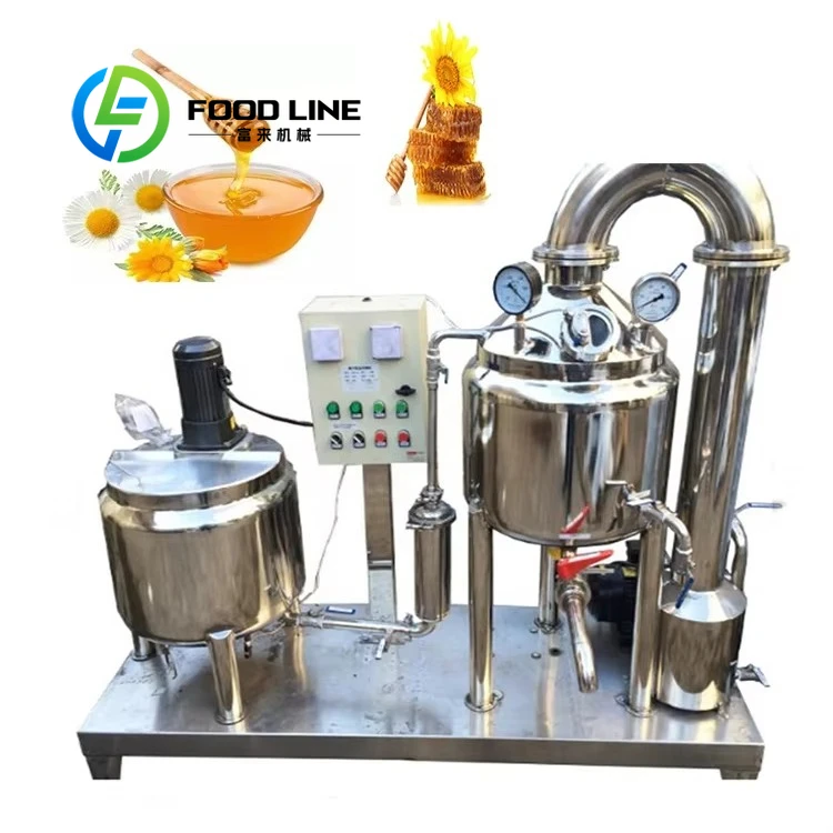 Low Temperature Vacuum Honey Processing Unit Mild heating mode avoid high temperature damage to nutrients inside fresh raw honey