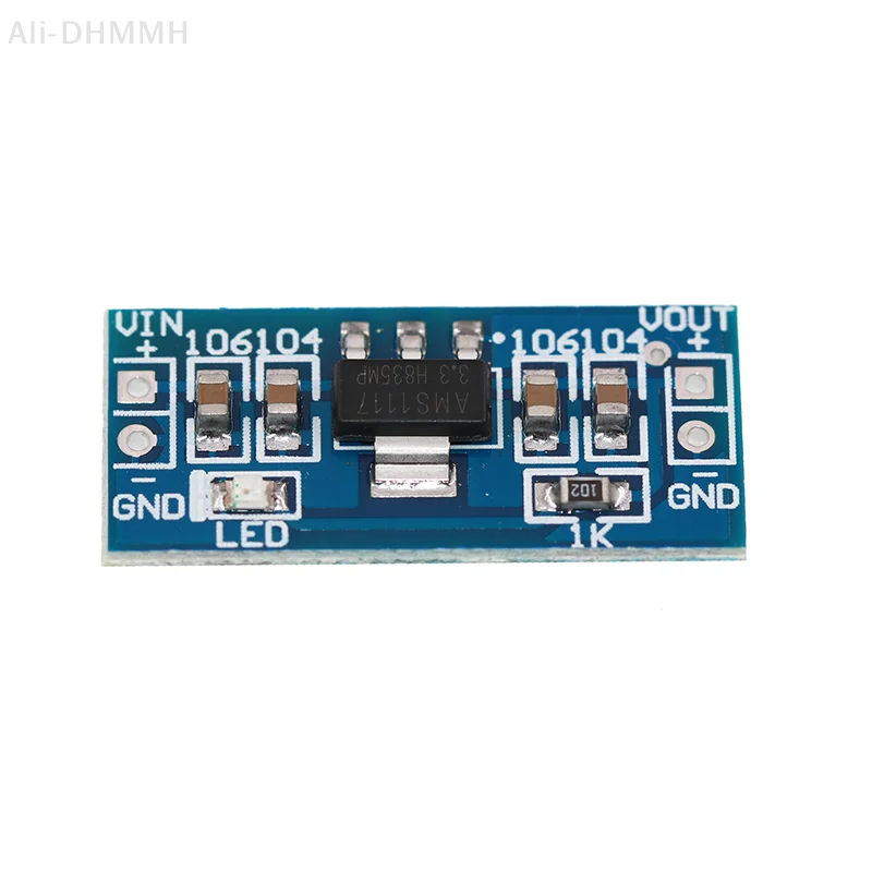 "AMS1117-5.0V Voltage Stabilizer Module - Ideal for DIY Circuit Projects - 5Pcs Per Pack"