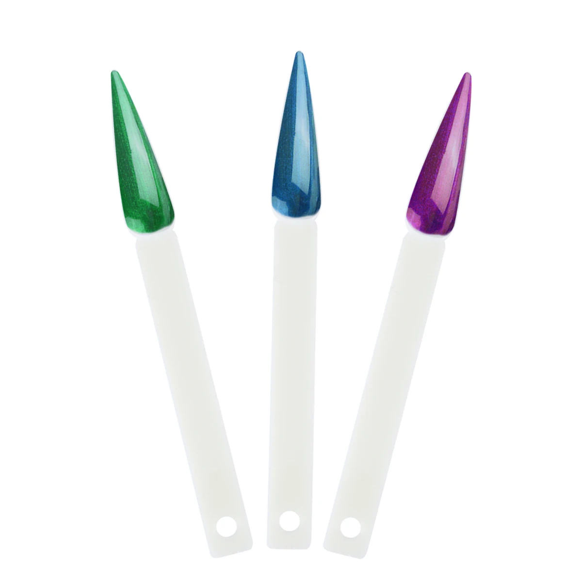 

40pcs Color Card Display Board 2 Sets Sector Fan Plates Sticks Nail Art Practice Tips Wheel Nail Display Tools