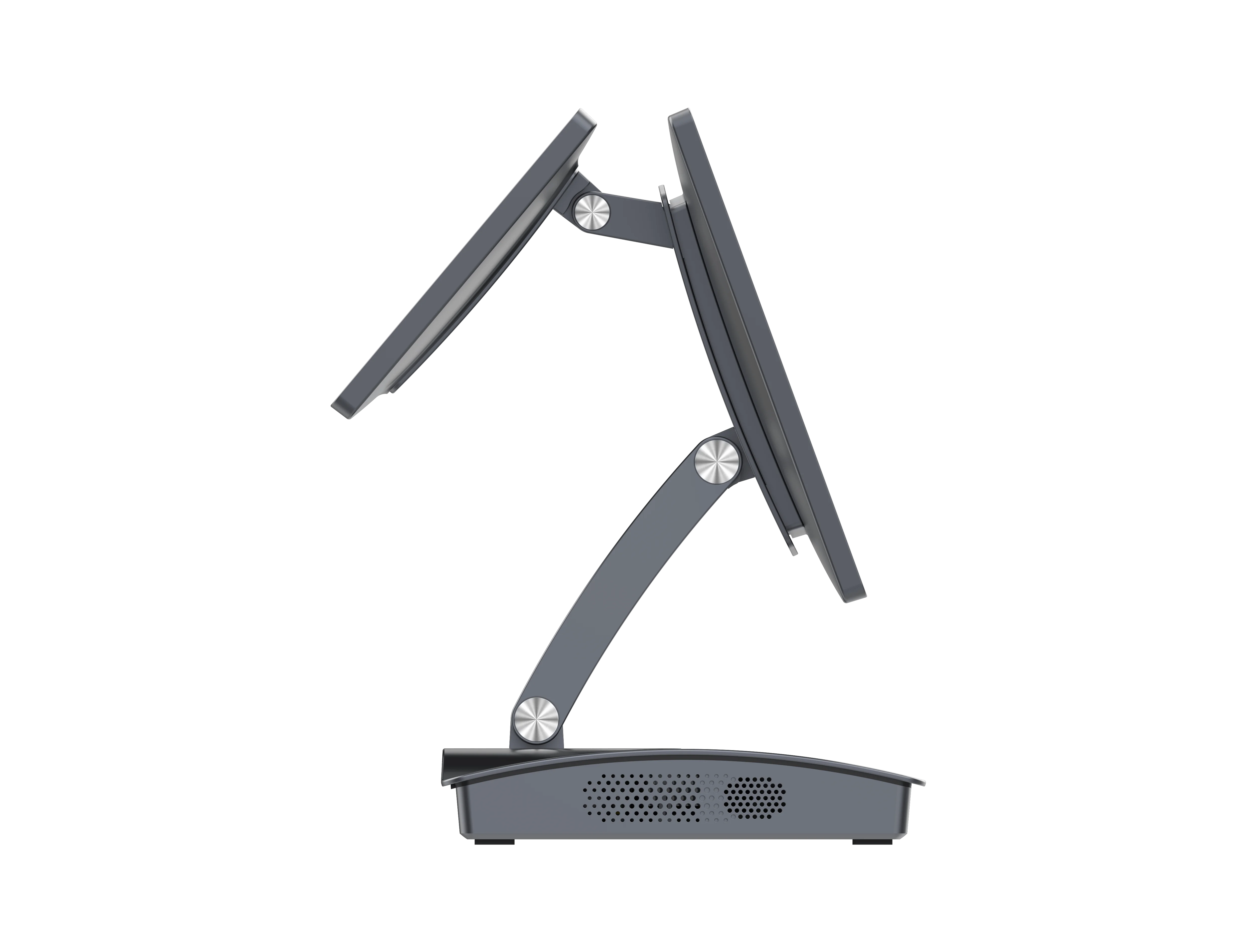 شاشة تعمل باللمس Win 11 J6412 Pos Terminal Desktop 15.6 بوصة + 10.1 بوصة شاشة مزدوجة طلب مطعم ذكي مع أنظمة BT WIFI Pos #5