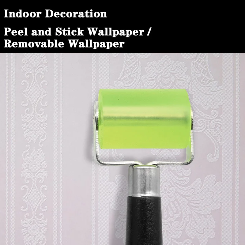 3/5cm Width Rubber Seam Roller for Wallpaper Car Sound Deadener Application Sticky Mural Pressure Rolling Wheel