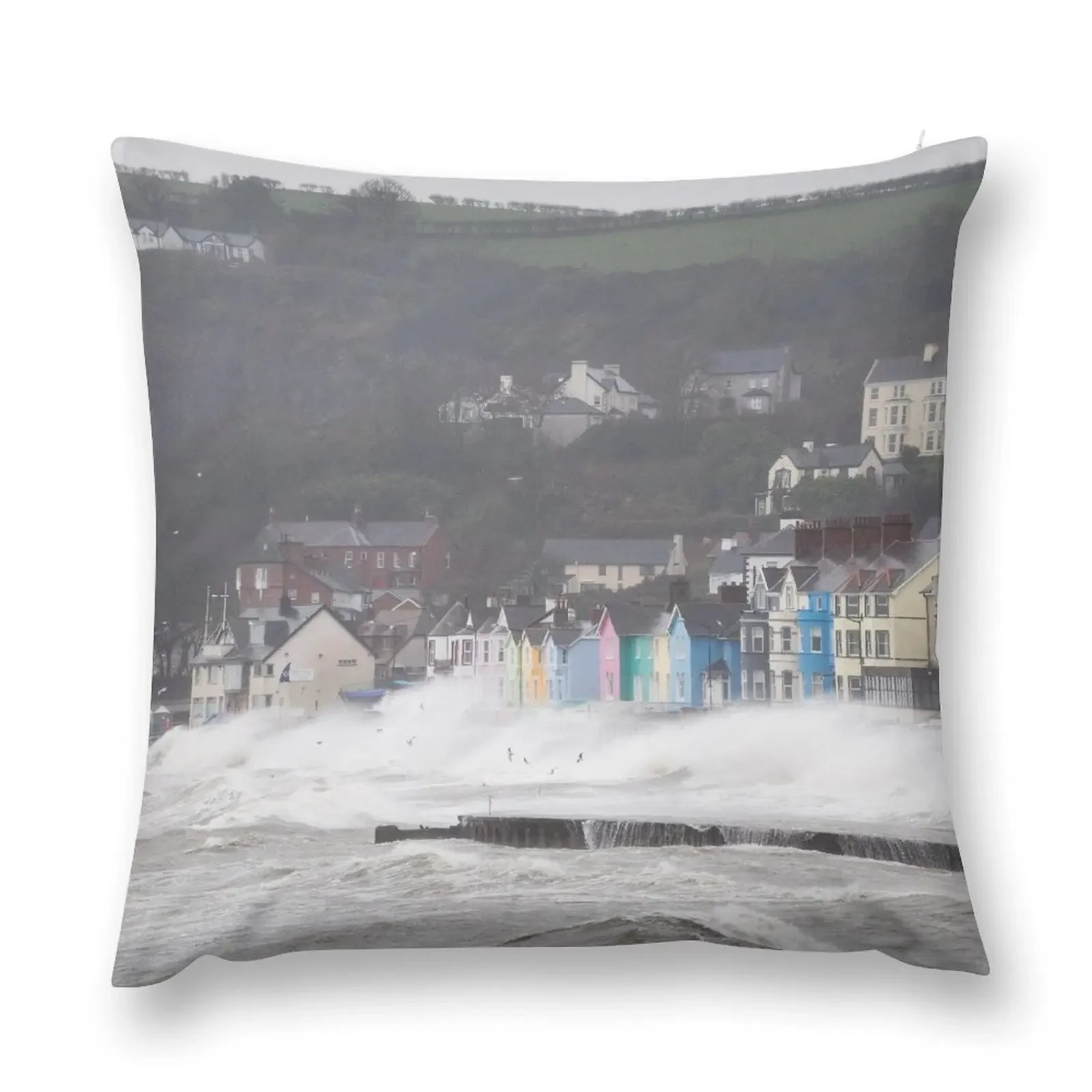 Storm Deirdre visits Whitehead Throw Pillow Pillowcases Cushion Covers Sofa Christmas Covers Marble Cushion Cover pillow