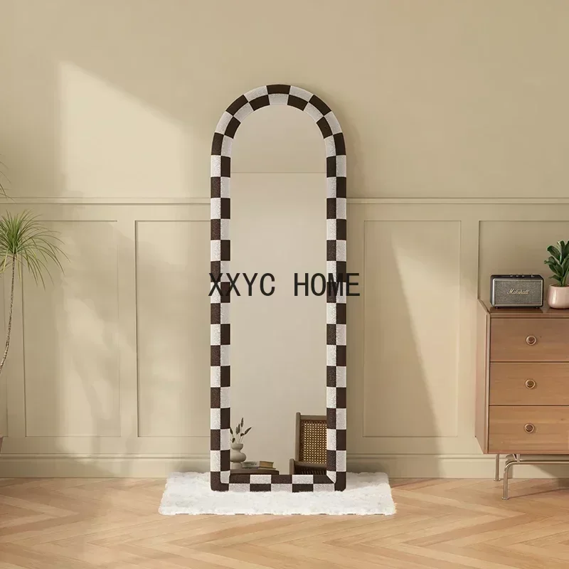 

Напольное декоративное зеркало в полный рост для спальни и гостиной, большое, эстетичное, для макияжа