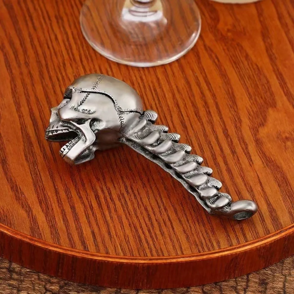Stainless Steel Skull Bottle Opener Unique Creative Design Beer Can Opener Smooth Funny Style Novelty Bottle Opener Party Gift