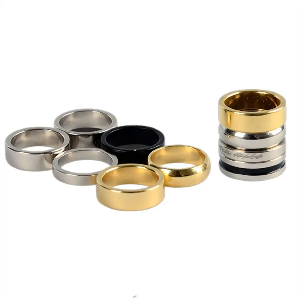 Magic Tricks Magnetic Magic Ring Gold Silver Plate 18mm/19mm/20mm/21mm Magician Ring Magic Props Circular Arc Wizard PK Ring