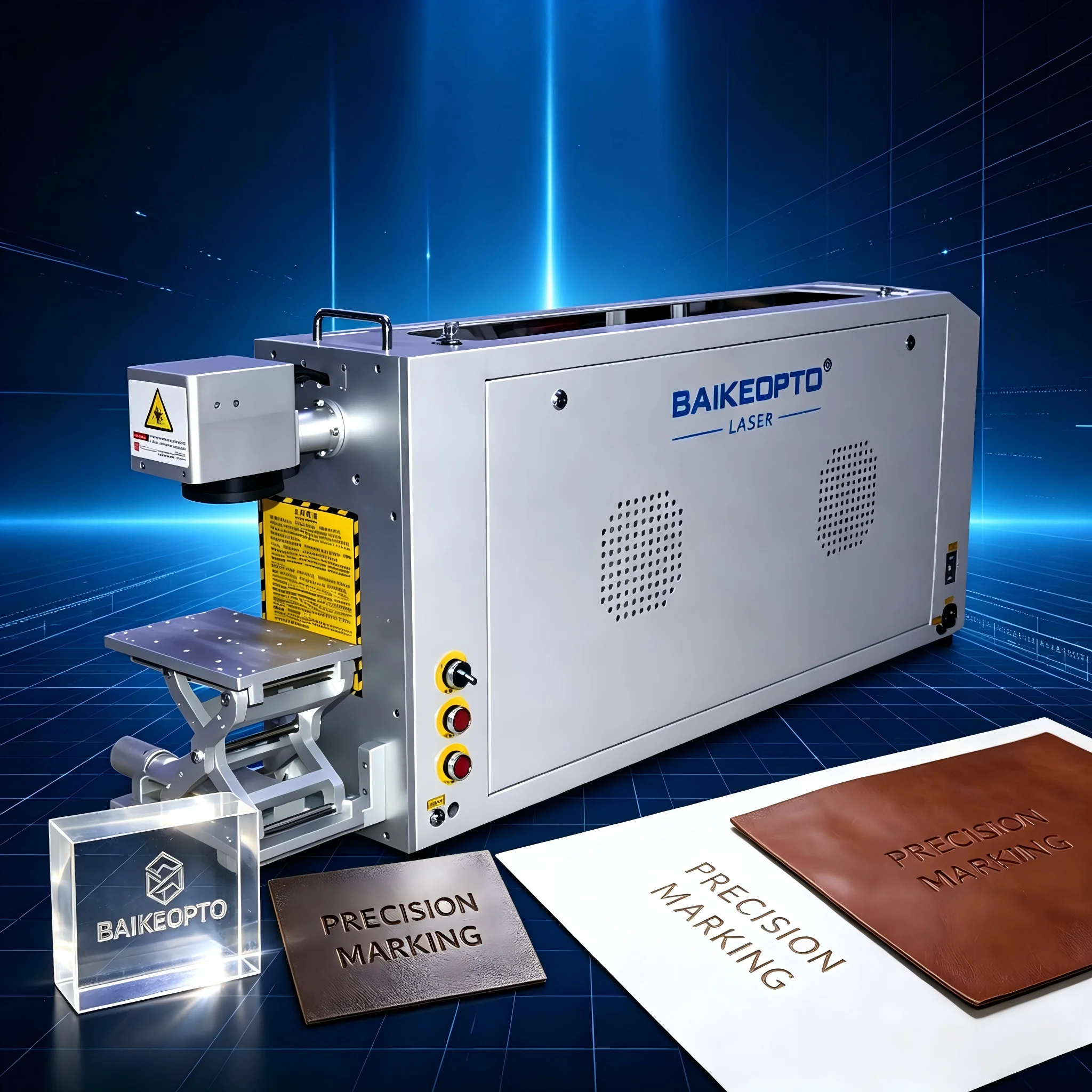 Mini Desktop CO2 Laser Marking Machine Compact Laser Engraver for Logo Printing on Non-Metal Materials