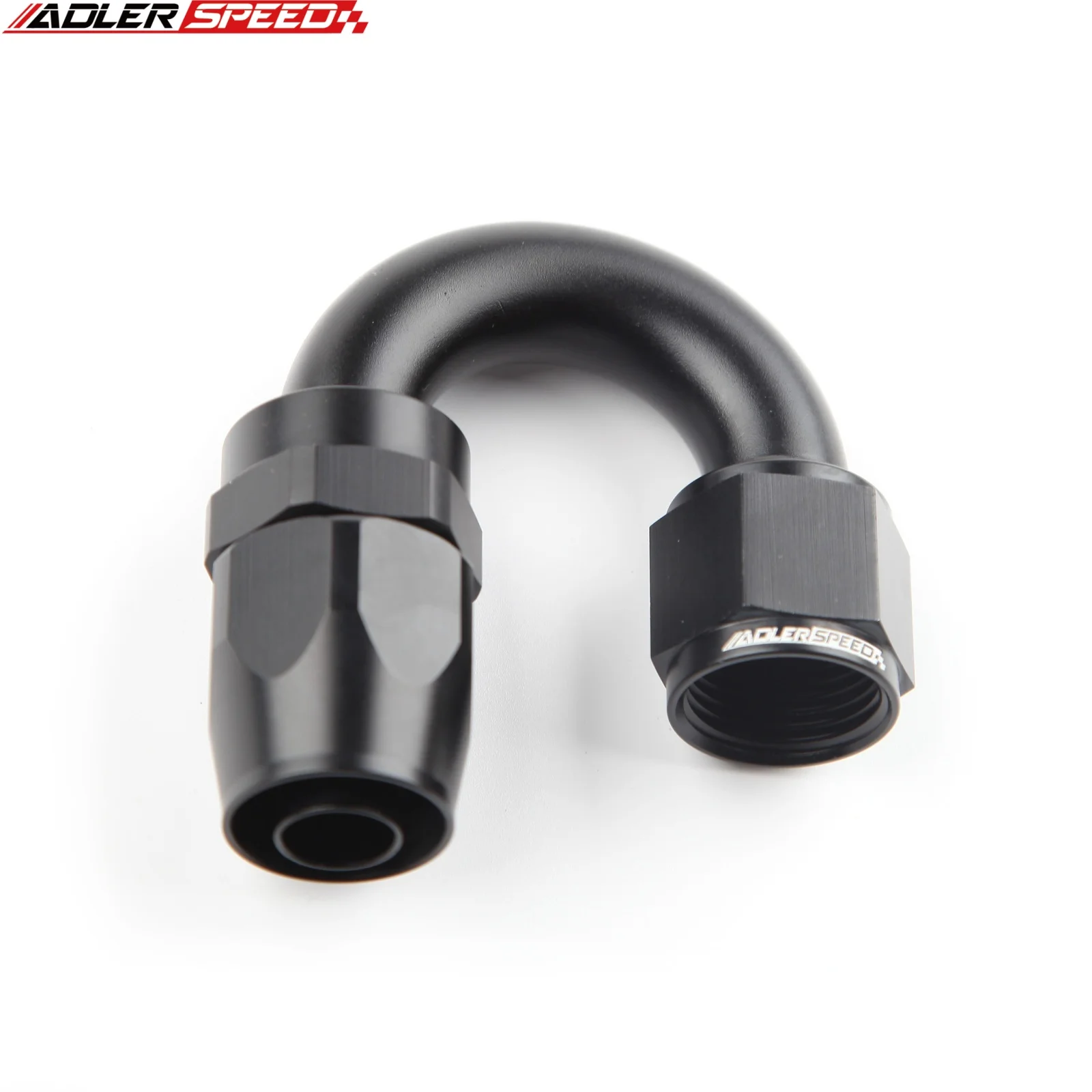 Universal AN4/AN6/AN8/AN10/AN12/AN16/AN20 180 °   Kit adaptador de extremo de manguera de aceite CPE, accesorio de extremo de manguera giratoria de combustible y aceite de grado