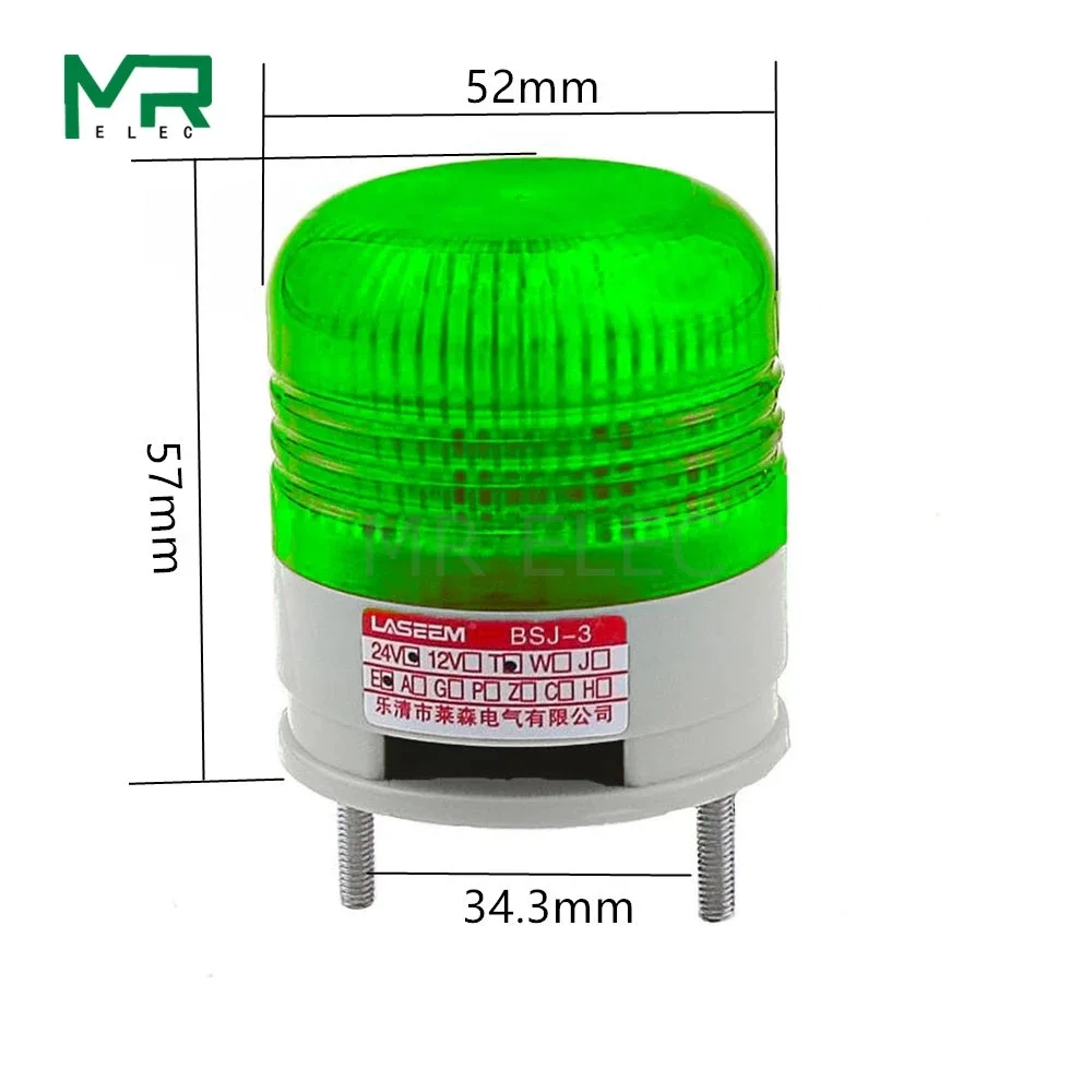 Signal Warning light LED -5002 12V 24V Indicator light LED Lamp indicator light Light with buzzer Security Alarm