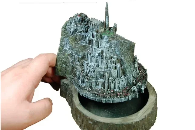 High quality action figures Minas Tirith model statue toys collection model copper imitation novelty ashtray best gift