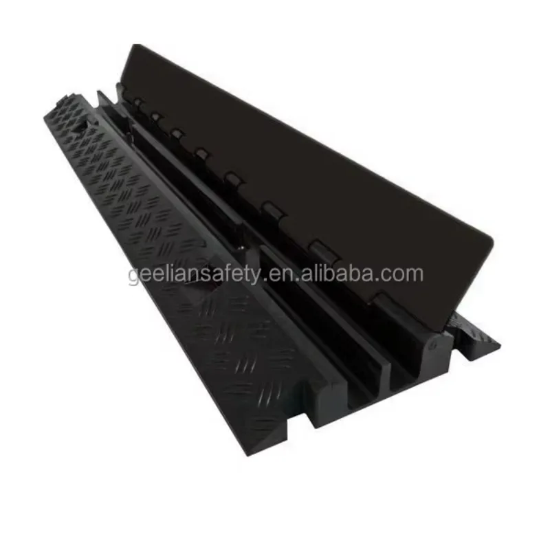 Best Sale 5 Channel Rubber Fire Hose Ramp/cable Protector, Cable Bridge