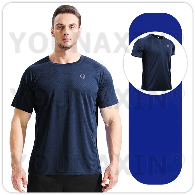 Men's Basketball Sportswear Running Fitness Mesh T-shirts Quick-drying Short-sleeved Cycling Training Top S M L XL 2XL 3XL 4XL