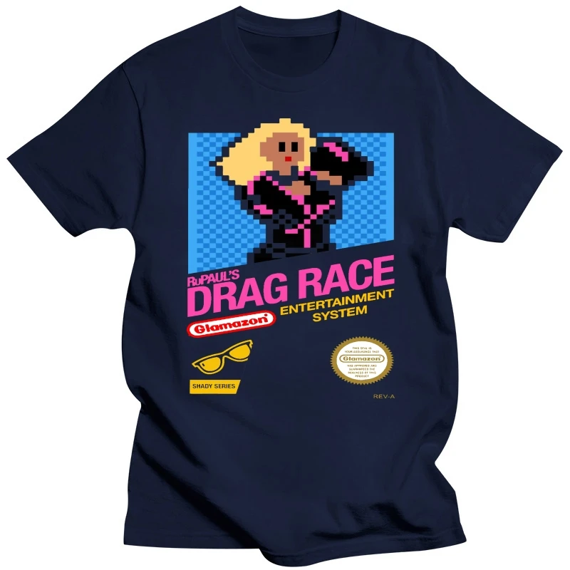 Rupaul Drag Race T Shirt Short Sleeve Tshirt Men Hot Car-styling Cotton Crewneck Big Size Men Shirts