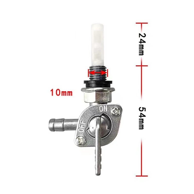 ON/OFF Universal Fuel Shut Off Valve Tap Replacement For Generator Gas Engine Tank Switch Fit 1/4\