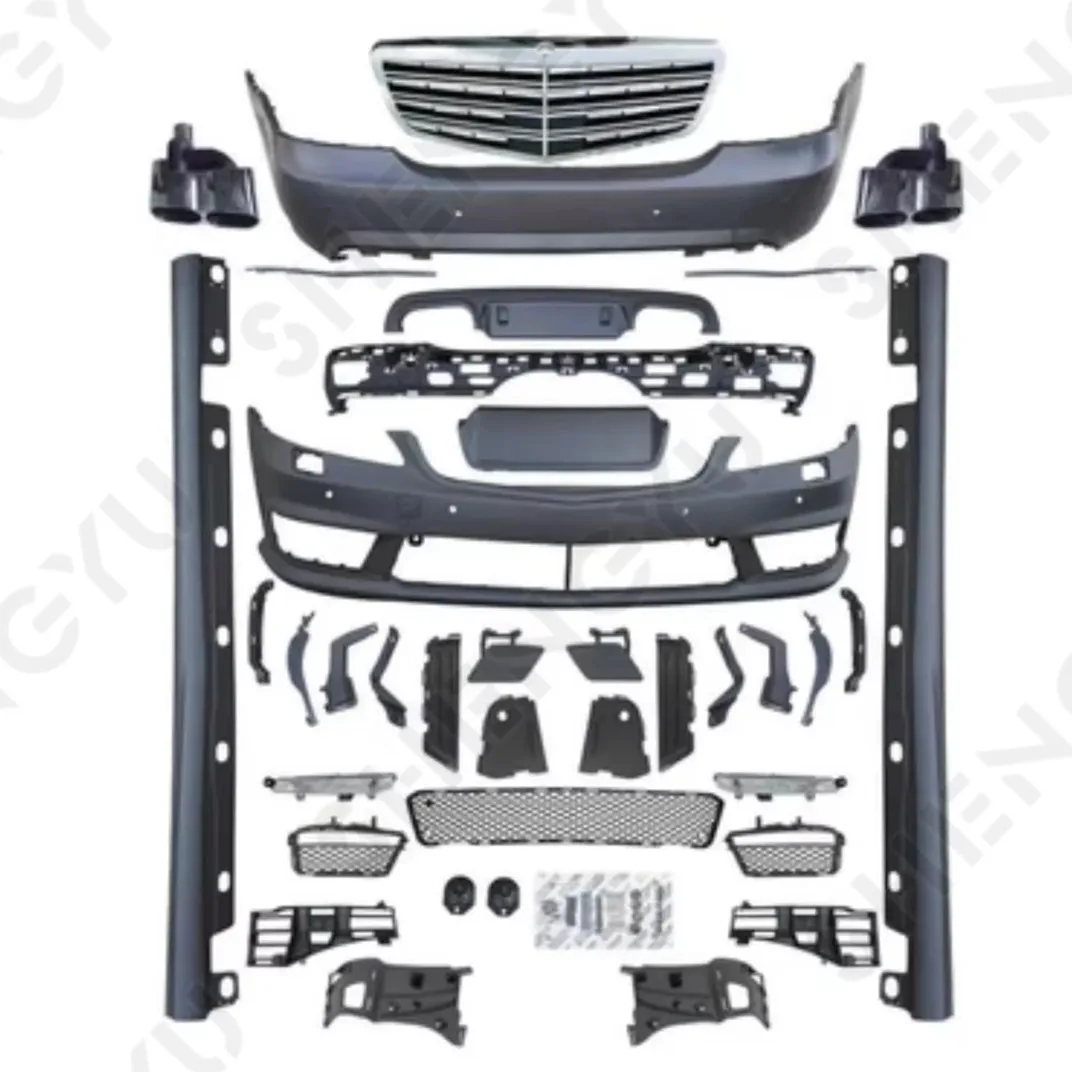 

Factory Price Body Kit for Benz S Class W221 07-12 Upgrade to S65 AMG Style Include Front and Rear Bumper with Grille Side Skirt