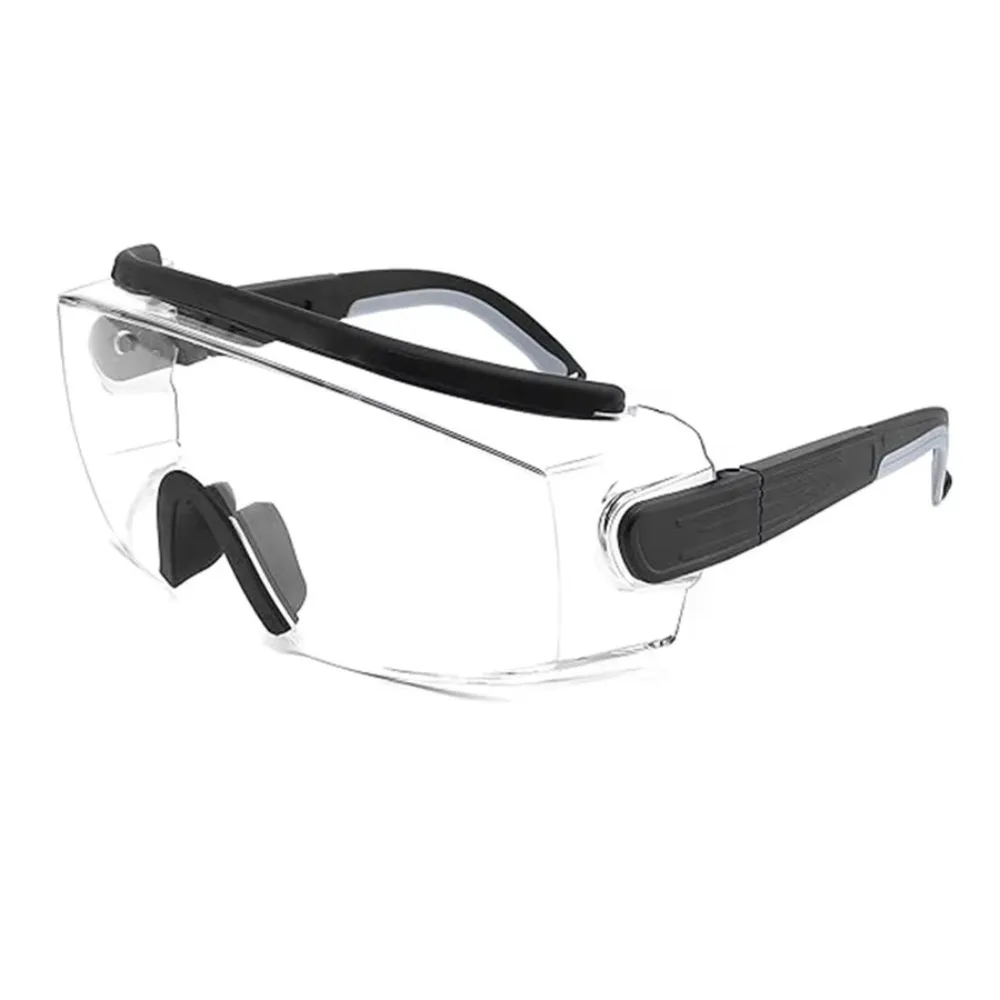 Anti Fog Dust Safety Goggles Clear Adjustable Frame Industry Chemical Eyeglasses Anti-Splash Protective Surgery Goggles