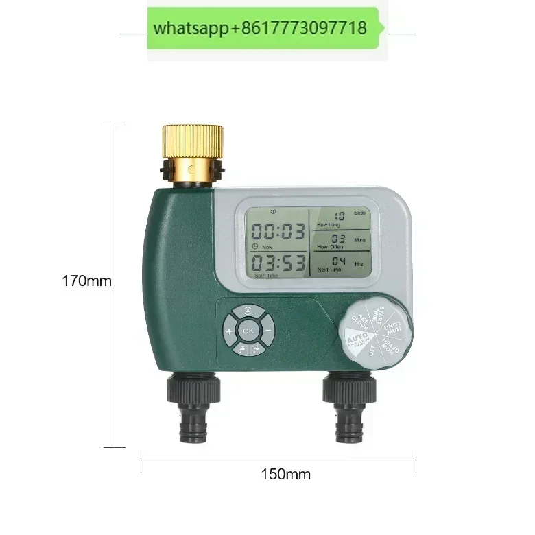 Garden Automatic Water Timer Irrigation Controller System Sprinkler Controller Programmable Valve Hose Faucet Watering Timer