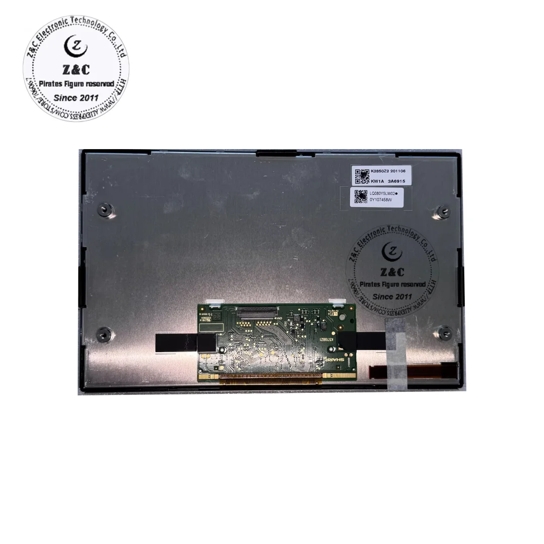 Brand New LQ080Y5LW02 LCD Screen Display for 2019-2021 Toyota Camry, C-HR, 4Runner, Corolla, Highlander, RAV4, PIONNER Radio