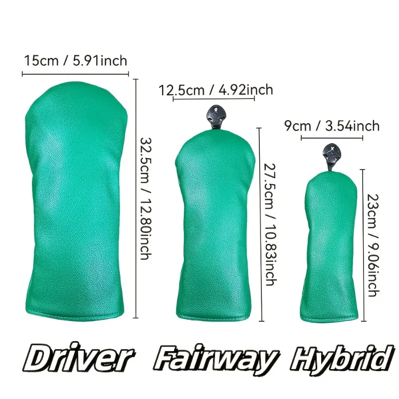 Limited Edition Green Golf Club Head Cover - Simple and Durable Protective Cover, Scratch and Dent Protection, Golf Accessories image 6
