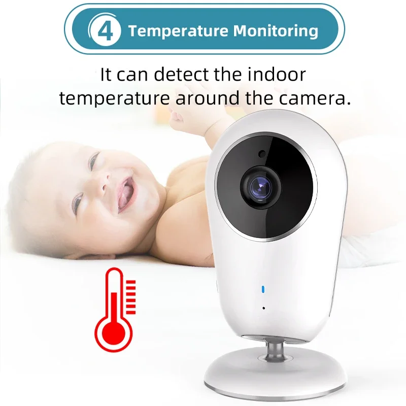 3.2Inch Babyfoon Met Camera Pasgeboren Baby Spullen Babykamer Camara Cctv Monitor Voor Ouderen Geen Wifi Babyfoon Baby Artikelen