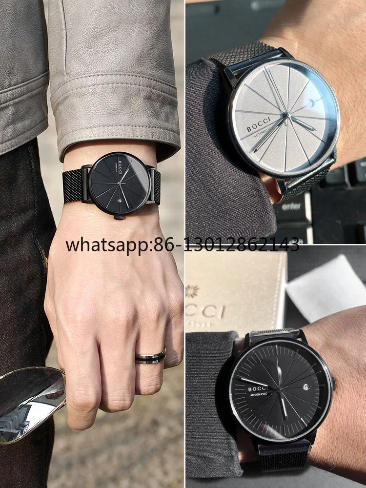 Mechanical watch pure automatic waterproof ultra-thin men's model