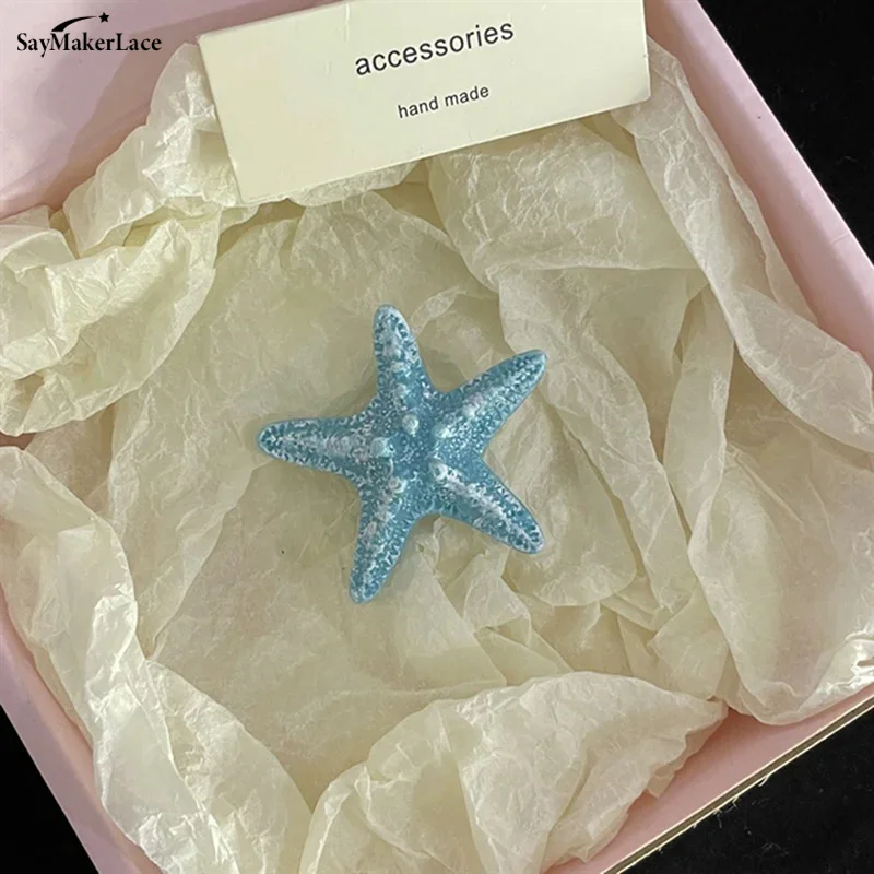 1PC Hair DIY Accessories Elegant Starfish Star Hair Clips For Ladies Hairpins Summer Beach Holiday Party Barrettes