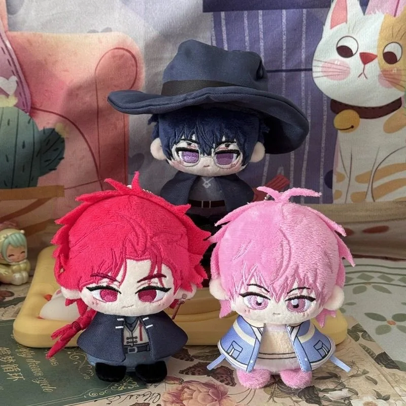 In Stock 10cm Game Link Click Tianchen Li Vein Xavier Sitting Posture Cotton Doll Puppet Cosplay Lovely Pendant Birthday Gifts
