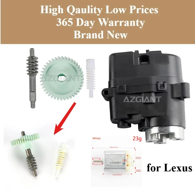 

AZGIANT for Lexus LS460 LS600h LX570 GX460 Car Side Wing Power Rearview Mirror Fold Motor Actuator Mechanism Gear Cog Left Right