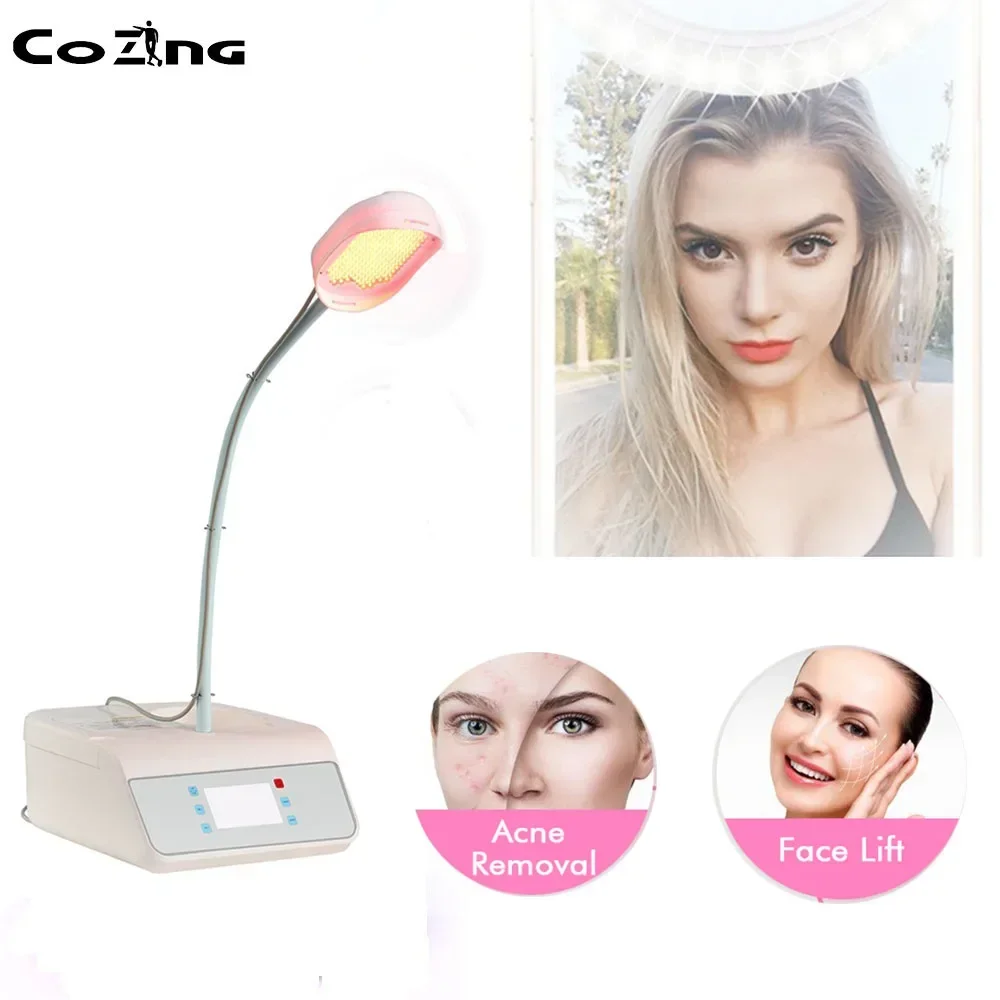 Red Blue Light Therapy Machine 460nm 650nm LED Beauty Devices Face Instrument Rejuvenation Skin Anti Aging Wrinkle Skin Repair