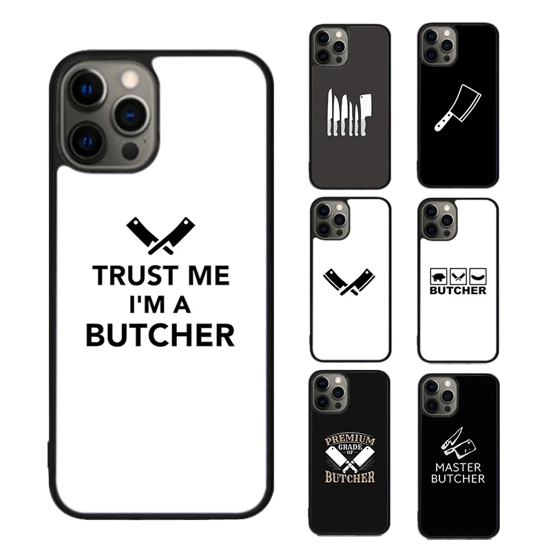 Butcher Cleaver Phone Cases For iPhone SE2020 15 16 14 13 Pro Max case 12 11 Pro Max 8 PLUS 7PLUS 6S 6 mini mobile cell