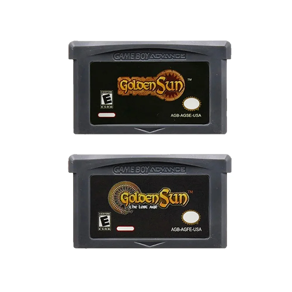 Golden Sun GBA Game Cartridge 32 Bit Video Game Console Card  Series The Lost Age for GBA/SP/DS