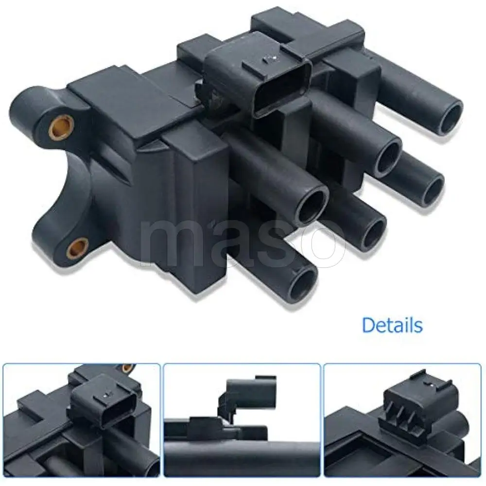 

4-контактная катушка зажигания для Saab 9-3 2003 2004 2005 2006 2007 2008 2009 2010 2011 9-3X 2010-2011, автомобильные аксессуары