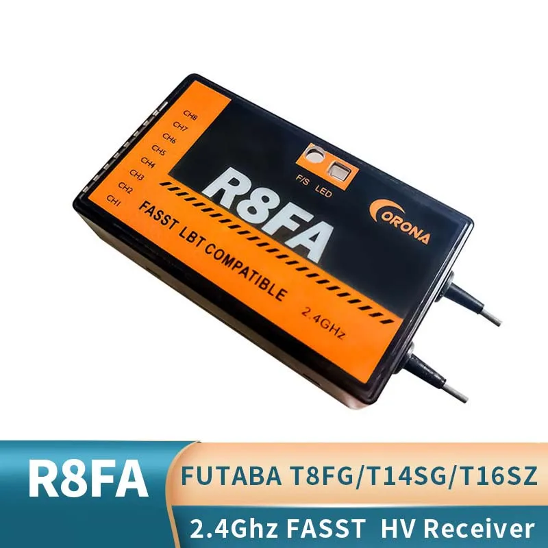 CORONA 2.4 GHz R8FA Receiver for Faasst T14SG RC Model
