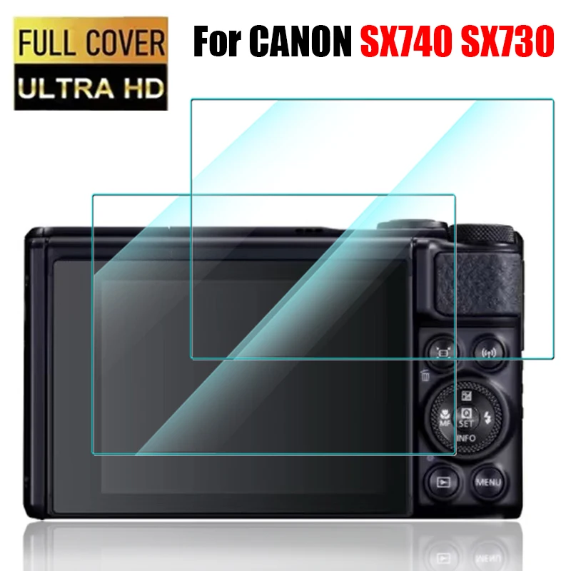 Tempered Glass Screen Protector for Canon Powershot SX730/SX740 HS sx730hs sx740hs Camera LCD Screen Protective Film Covers