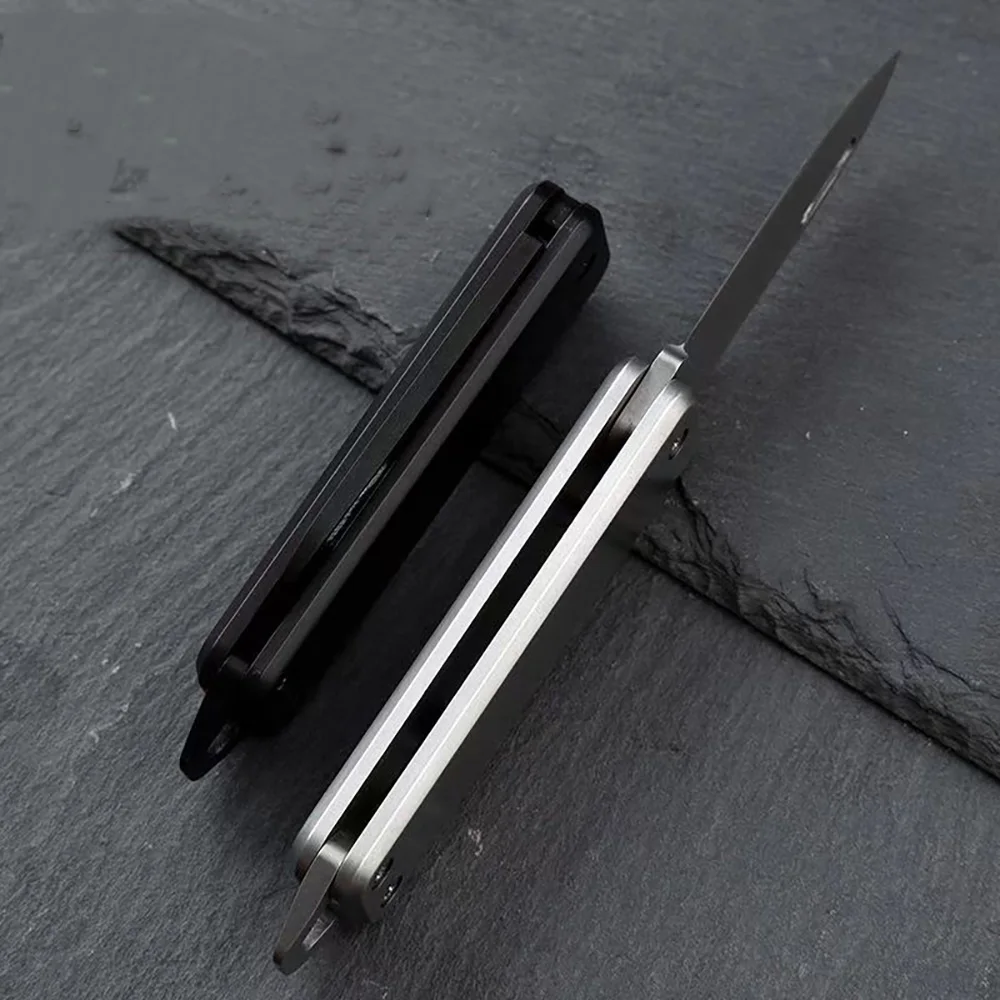 Folding Sharp Outdoor Multi Functional Stainless Steel Mini Home Knife Portable Keychain Fruit Knife Open Box Portable
