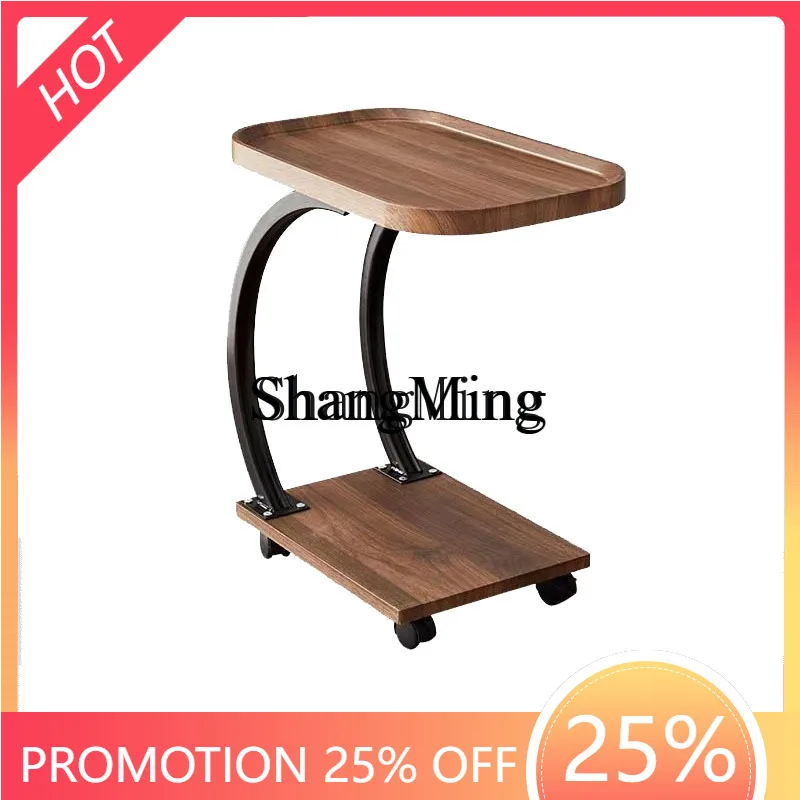 

ZYY removable sofa side table modern minimalist creative minimalist living room bedside small side table c-shaped side table