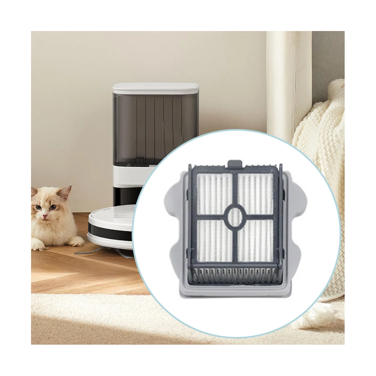 4PCS Filter for A10 A10 PLUS Dyad Pro Wet and Dry Smart Vacuum Cleaner Spare Parts Replacement