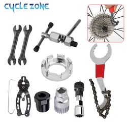 Bicycle Repair Tool Kits Chain Breaker Crank Puller Outdoor Cycling Pedal Remover Puller Bike Tools Set MTB Bicycle Accessories