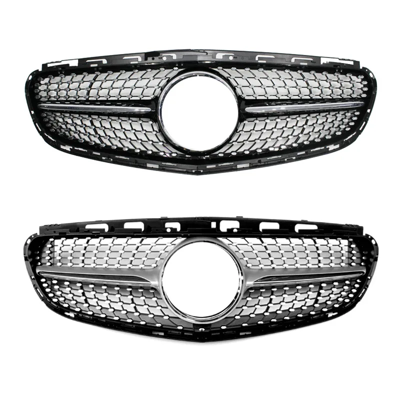 

Damei Factory Sale W212 Upgrade C63 Style Diamond Grill Bumpers Grilles Front Grille For W212 2013-2015