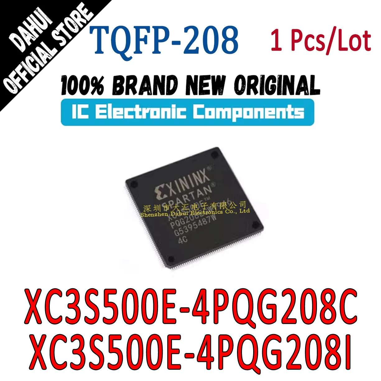 

XC3S500E-4PQG208C XC3S500E-4PQG208I XC3S500E PQG208 QFP-208 Programmable gate array chip IC new original