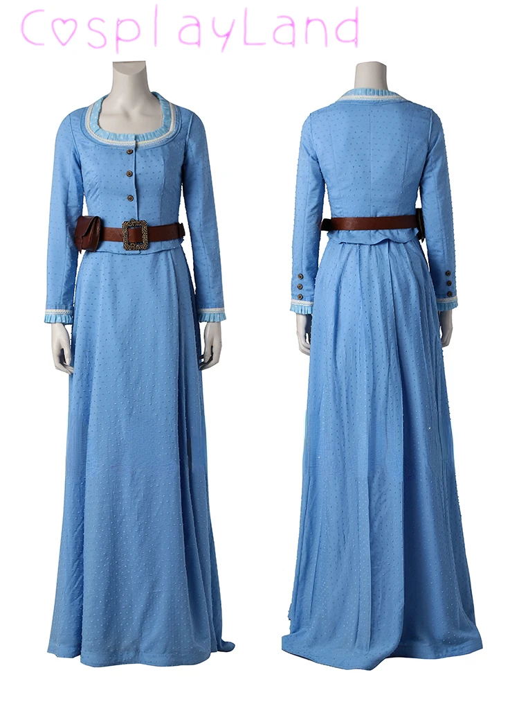 

Dolores Abernath Cosplay Costume Women Dress Christmas Halloween Uniform Outfit Cosplay Costume Customize Blue Long Dress