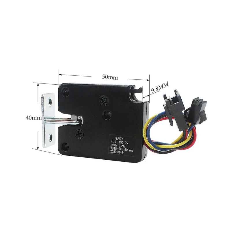 3V5V12V Mini Electronic Lock Unmanned Vending Machine Lock Locker Electric Lock DC Small Electric Control Lock Locker Door Lock