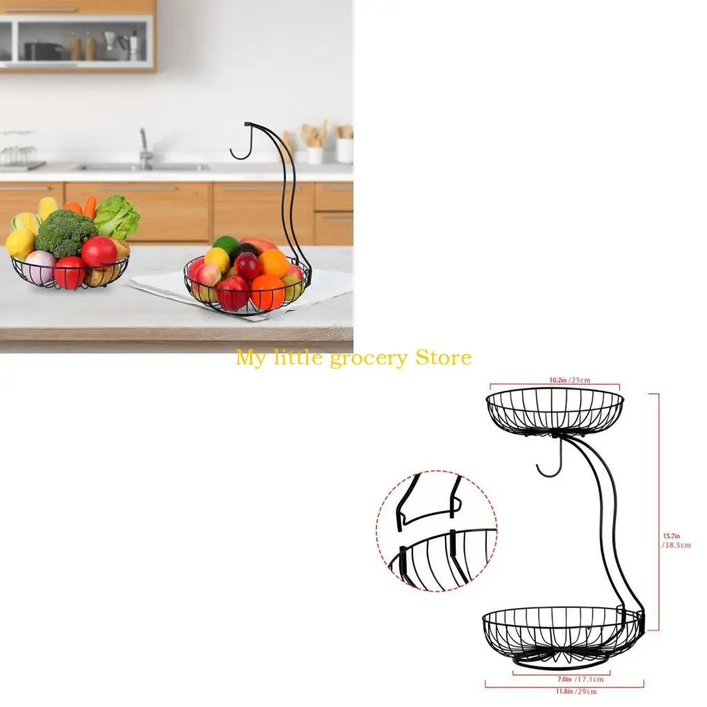 

D5BD Овощный держатель для кухонного организатора столешницы для фруктов закуски овощи