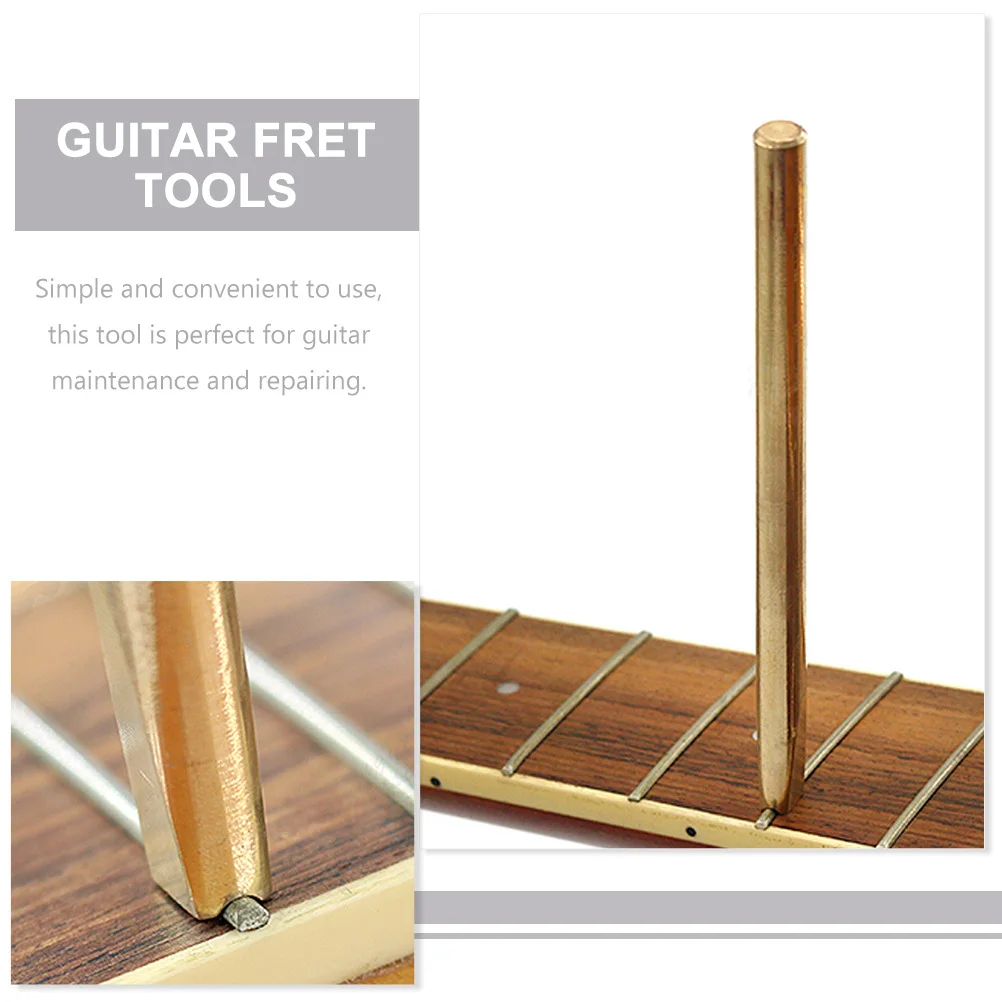 

Guitar Fret Punch Needle Sturdy Practical Repair Tool Kit Easy Installation for Bass Ukulele Luthier Repair Supplies