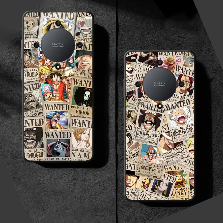 قطعة واحدة الكابتن لوفي الأسود لينة غطاء الهاتف الحال بالنسبة الشرف X5b X6 200 400 لايت X9a 70X8 X7 90 8X Magic5Lite